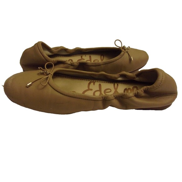 Sam Edelman Felicia Ballet Flats Womens Size 9 Shoes Slip On Tan - Picture 4 of 9
